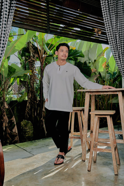 Kurta Tamadun Relaxed Fit - Off White