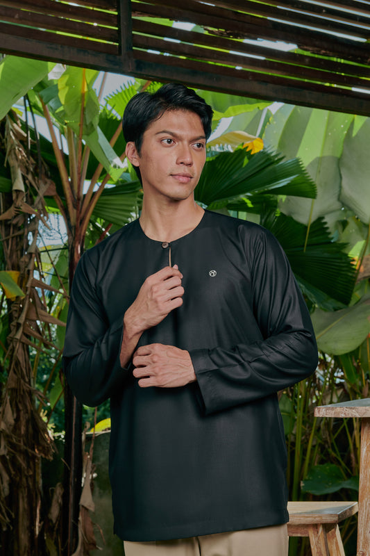 Kurta Tamadun Relaxed Fit - Black