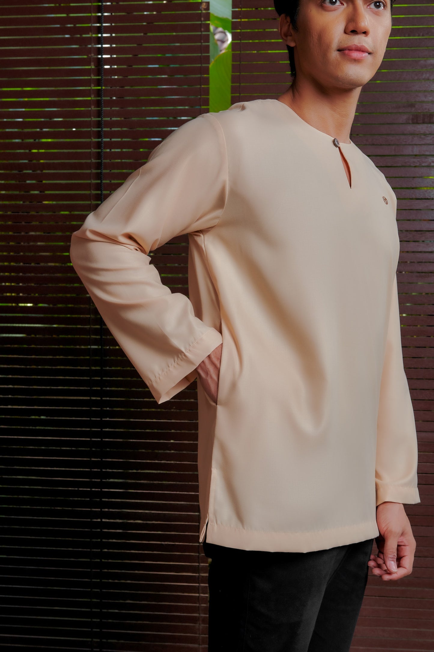 Kurta Tamadun Relaxed Fit - Beige