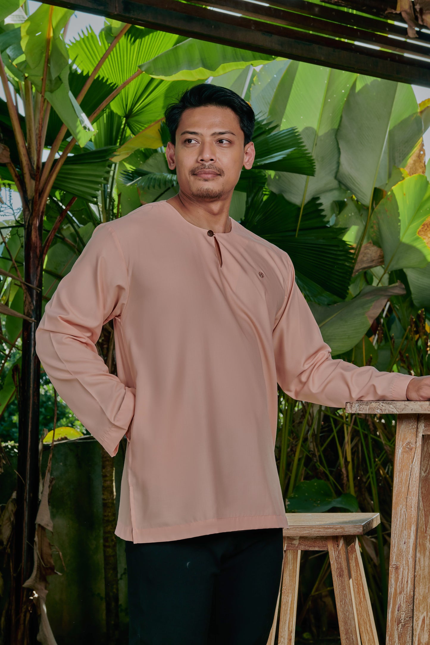 Kurta Tamadun Relaxed Fit - Sweet Peach