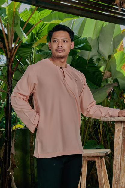 Kurta Tamadun Relaxed Fit - Sweet Peach