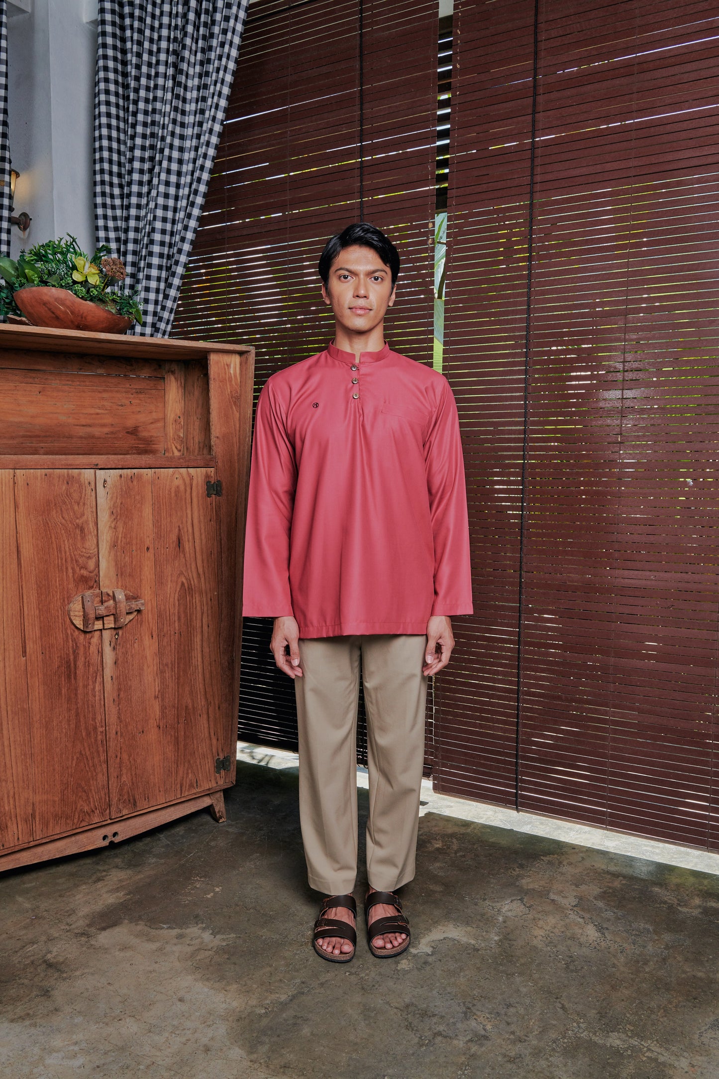 Kurta Adab Relaxed Fit - Mulberry