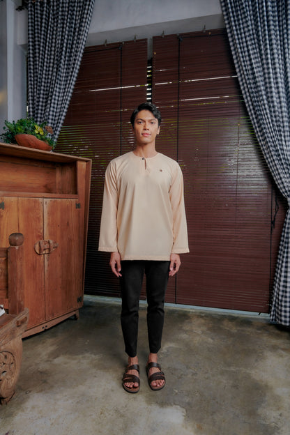 Kurta Tamadun Relaxed Fit - Beige