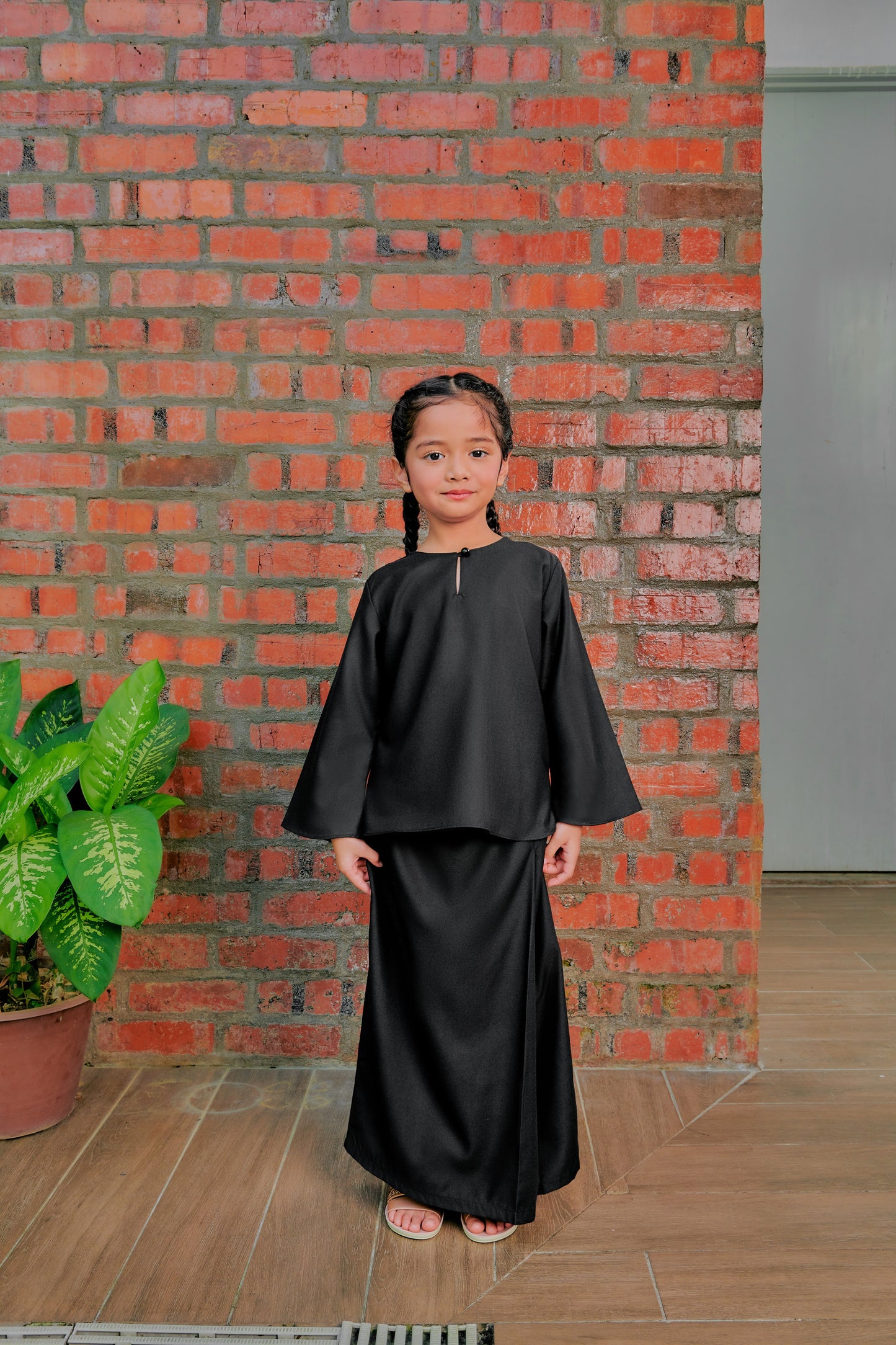 Baju Kurung Mahsuri GIRLS- Black