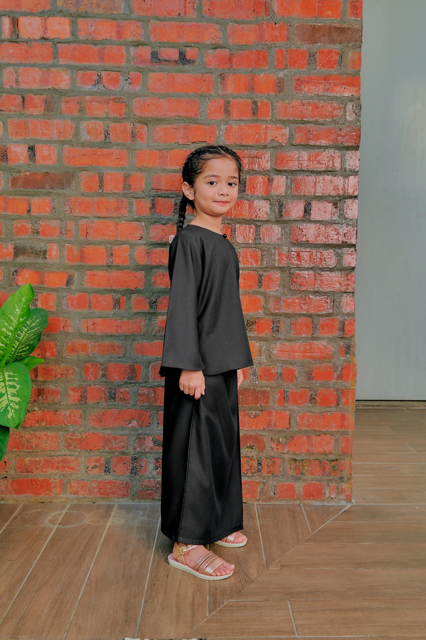 Baju Kurung Mahsuri GIRLS- Black