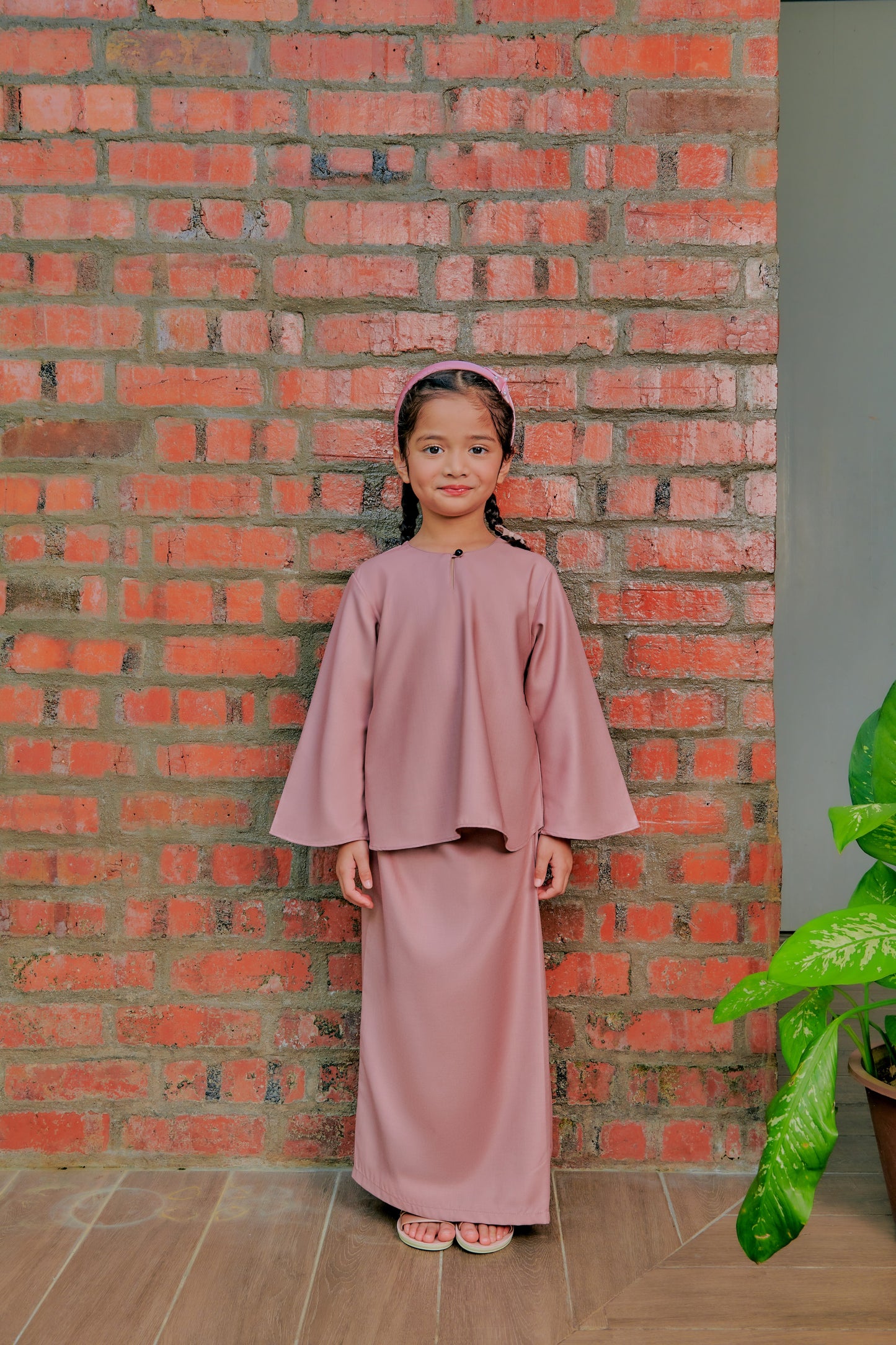 Baju Kurung Mahsuri GIRLS- Chestnut Brown