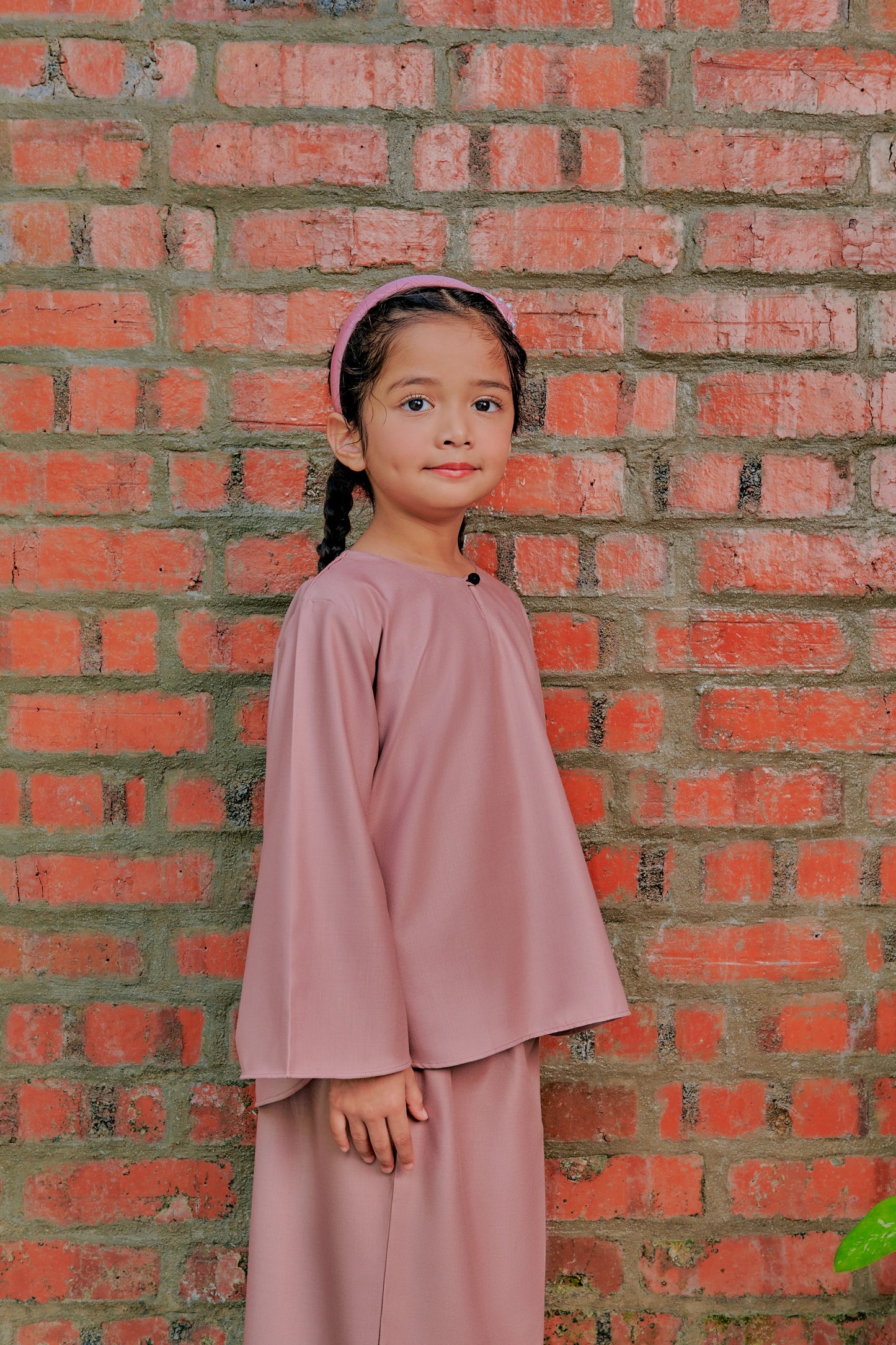 Baju Kurung Mahsuri GIRLS- Chestnut Brown