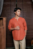 Kurta Belantara Relaxed Fit - Brick Orange