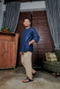 Kurta Belantara Relaxed Fit - Navy Blue