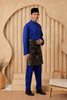 Baju Melayu Cekak Musang Relaxed Fit - Royal Blue