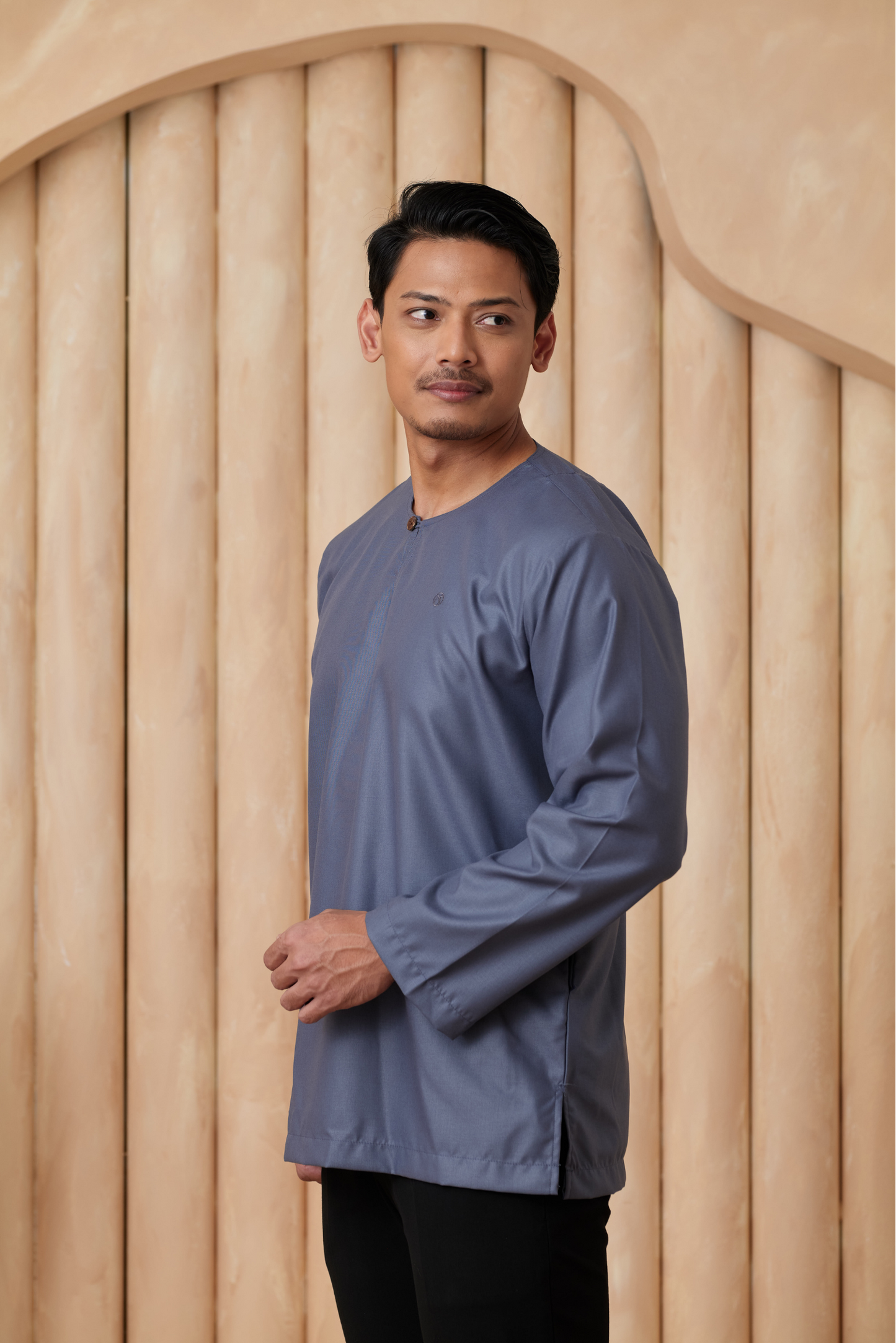 Kurta Tamadun Relaxed Fit - Slate Grey