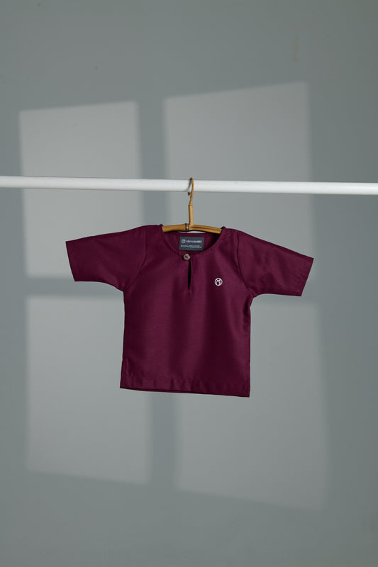 Kurta Nusantara BABIES - Burgundy