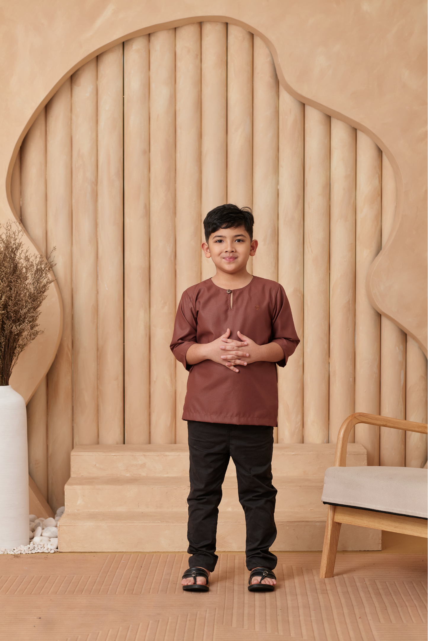 Kurta Nusantara KIDS - Rusty Brown