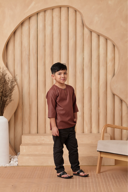 Kurta Nusantara KIDS - Rusty Brown