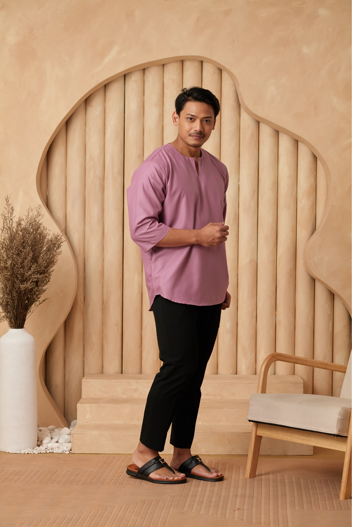 Kurta Belantara Relaxed Fit - Orchid Purple