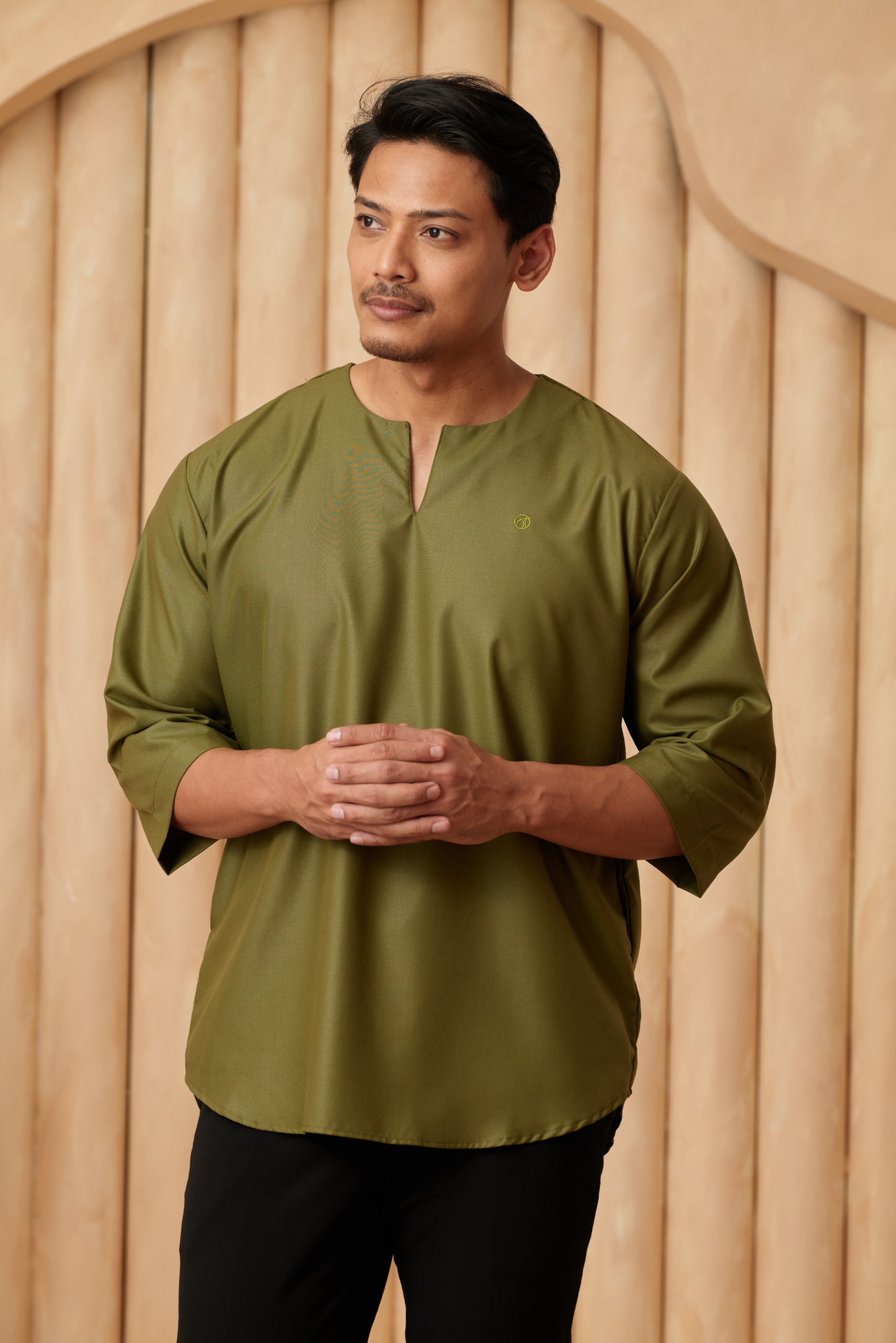 Kurta Belantara Regular Fit - Olive Green