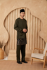 Baju Melayu Teluk Belanga Relaxed Fit - Army Green