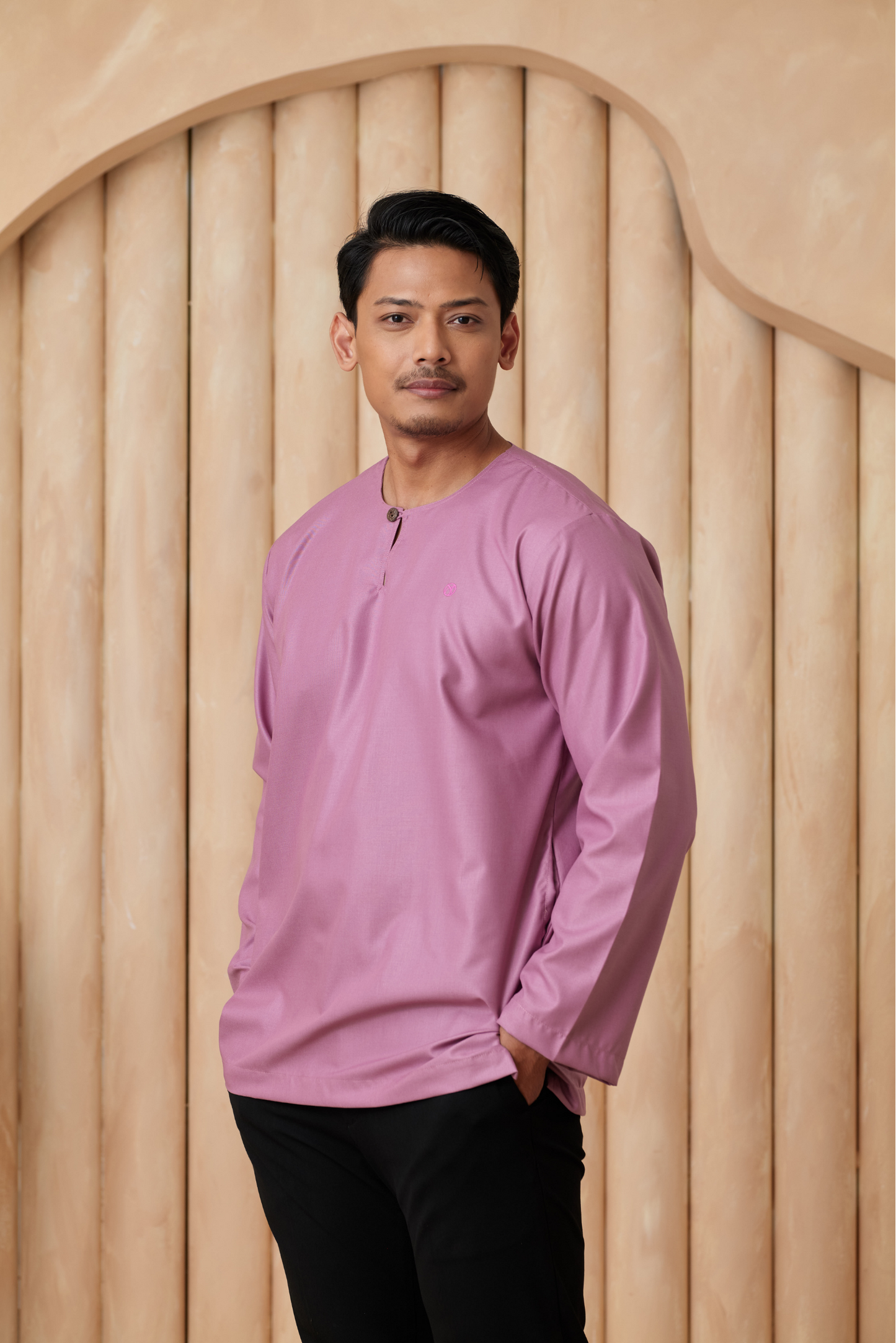 Kurta Tamadun Relaxed Fit - Orchid Purple