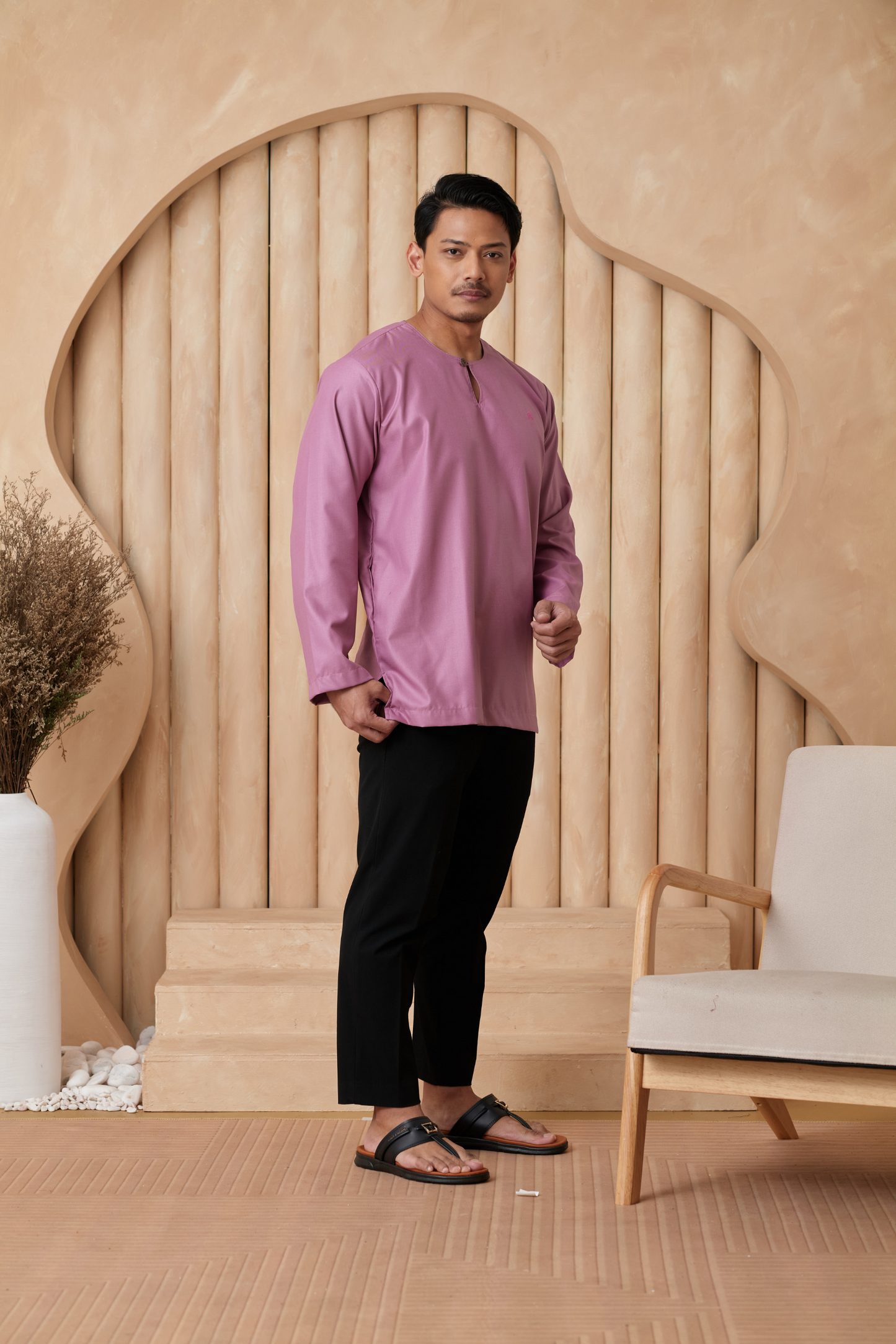 Kurta Tamadun Regular Fit - Orchid Purple