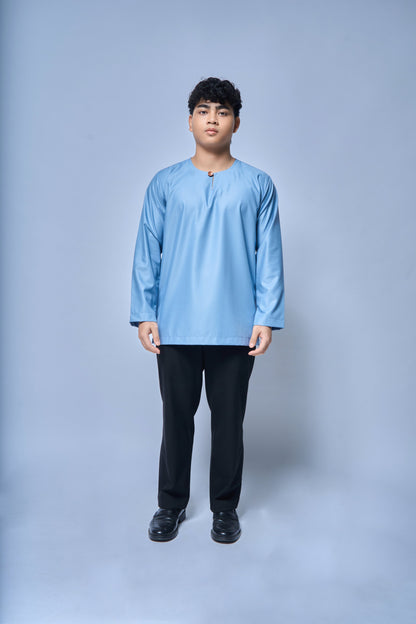 Kurta Tamadun Relaxed Fit - Sky Blue