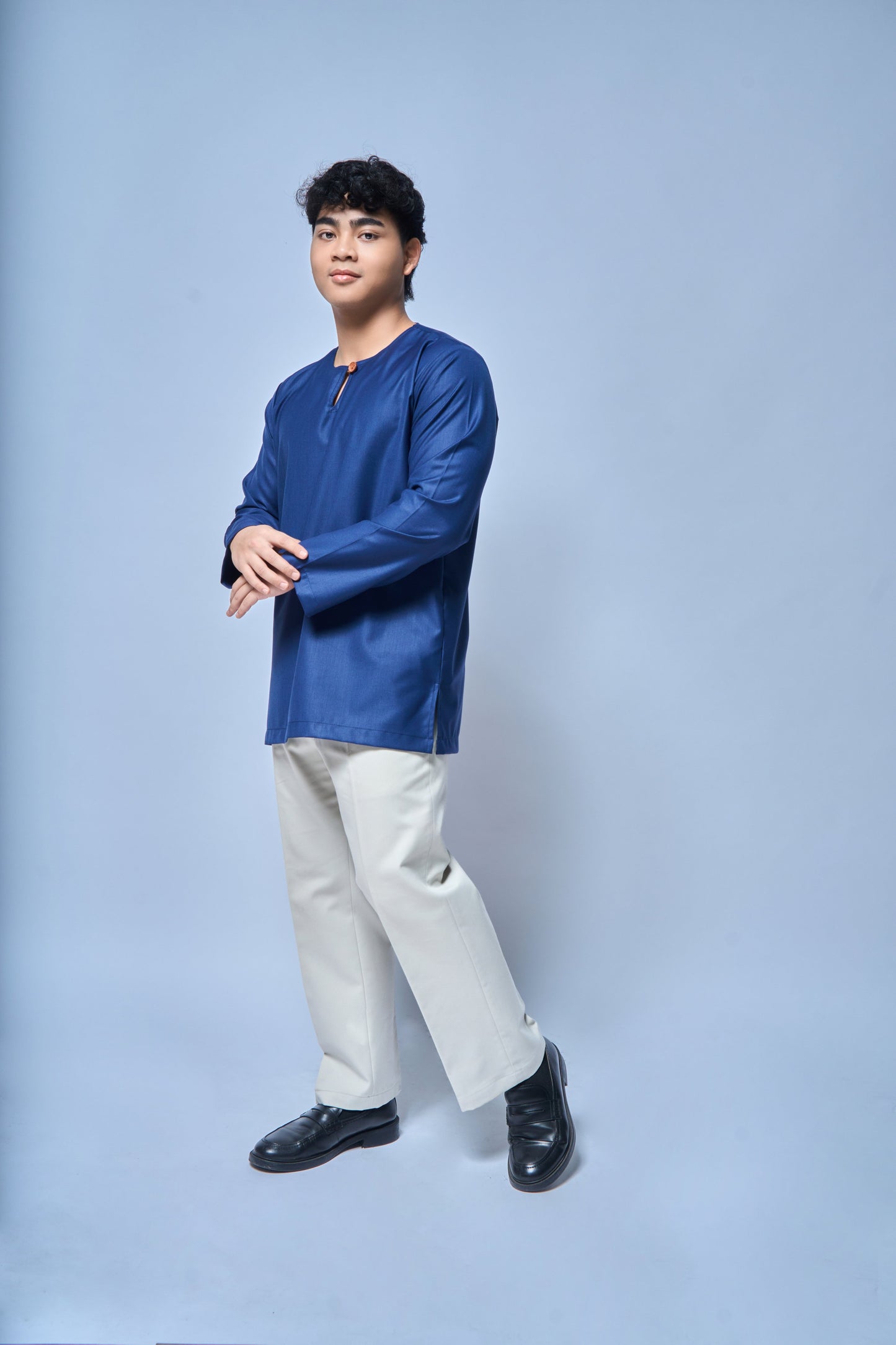 Kurta Tamadun Relaxed Fit - Midnight Blue