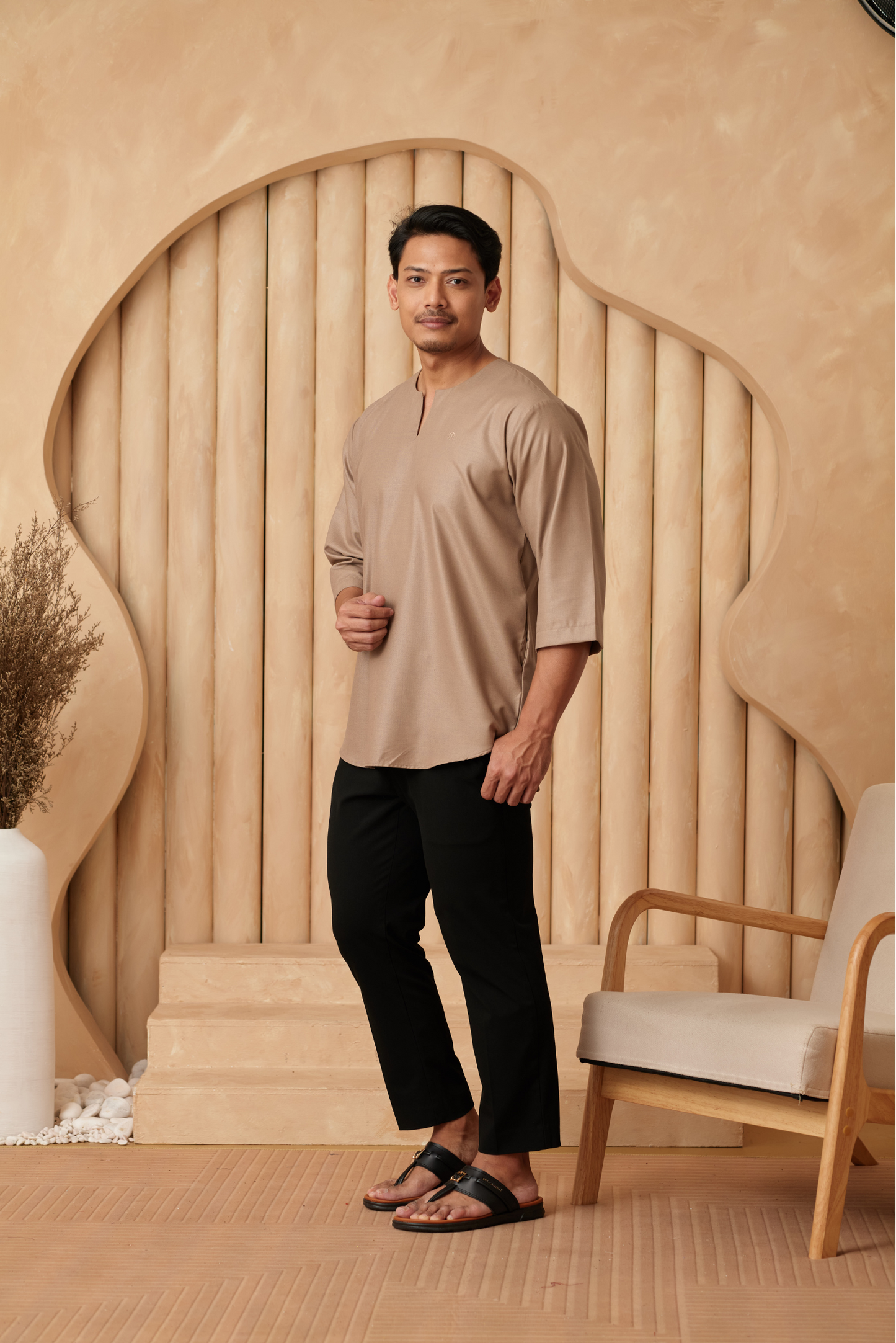 Kurta Belantara Relaxed Fit - Brown Sugar