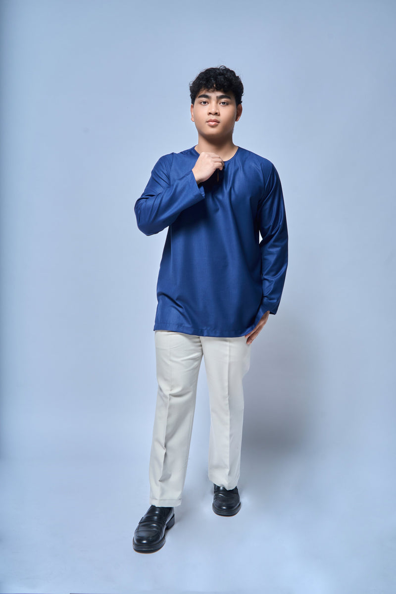 Kurta Tamadun Relaxed Fit - Midnight Blue