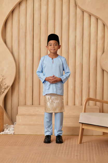 Baju Melayu KIDS Teluk Belanga - Baby Blue