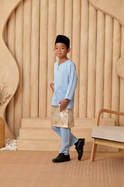 Baju Melayu KIDS Teluk Belanga - Baby Blue