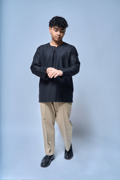 Kurta Tamadun Relaxed Fit - Black Coffee