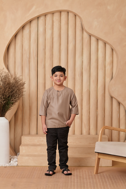 Kurta Nusantara KIDS - Brown Sugar