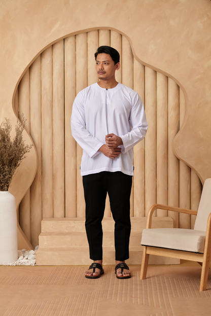 Kurta Tamadun Regular Fit - White