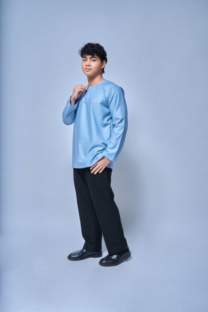 Kurta Tamadun Relaxed Fit - Sky Blue