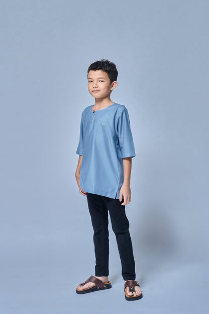 Kurta Nusantara BOYS - Ash Blue