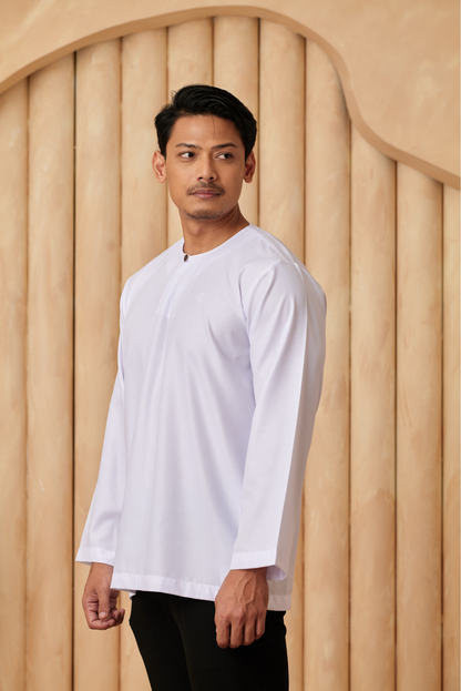 Kurta Tamadun Regular Fit - White