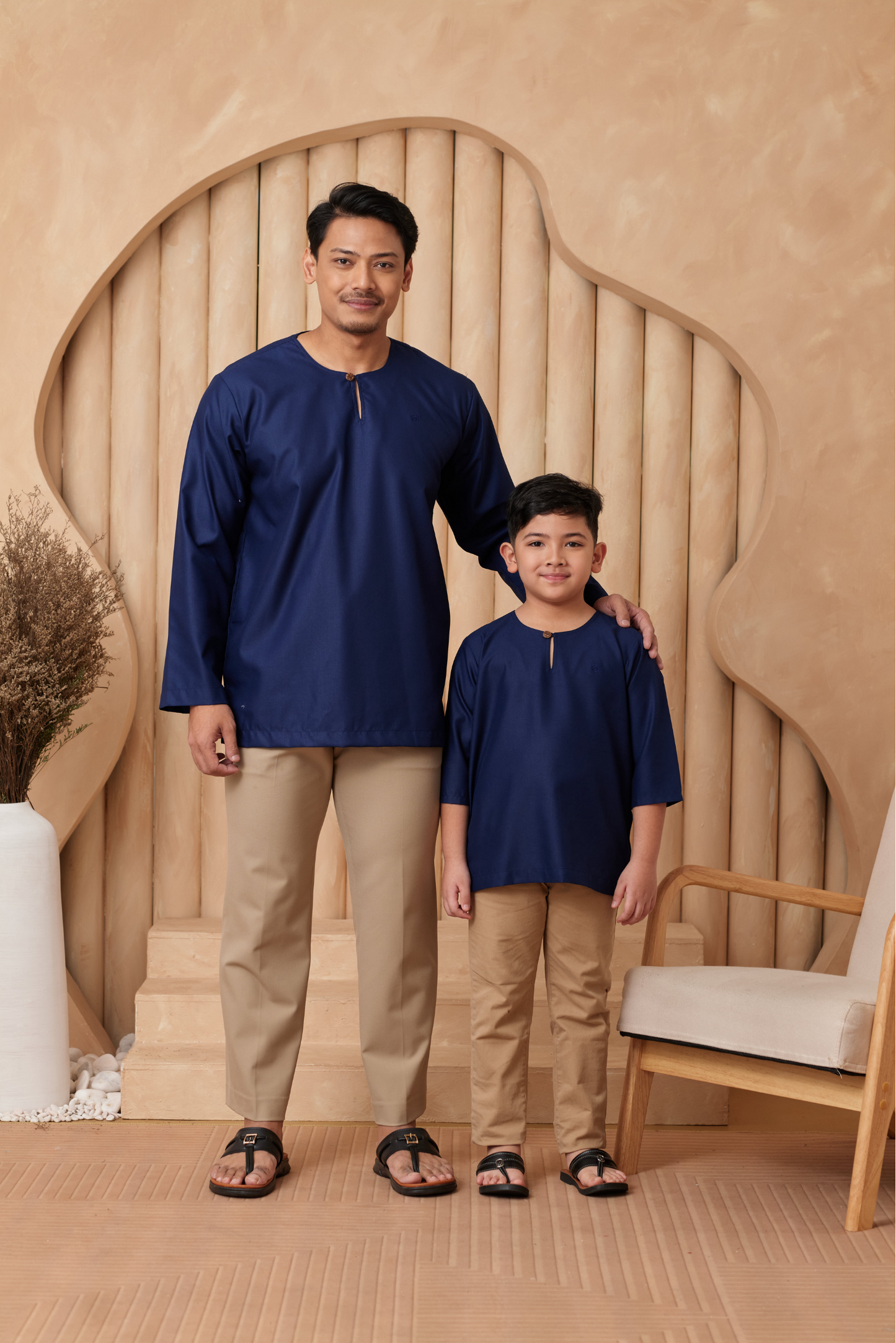 Kurta Nusantara KIDS - Navy Blue