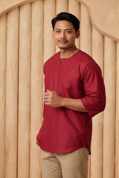 Kurta Belantara Regular Fit - Scarlet Red