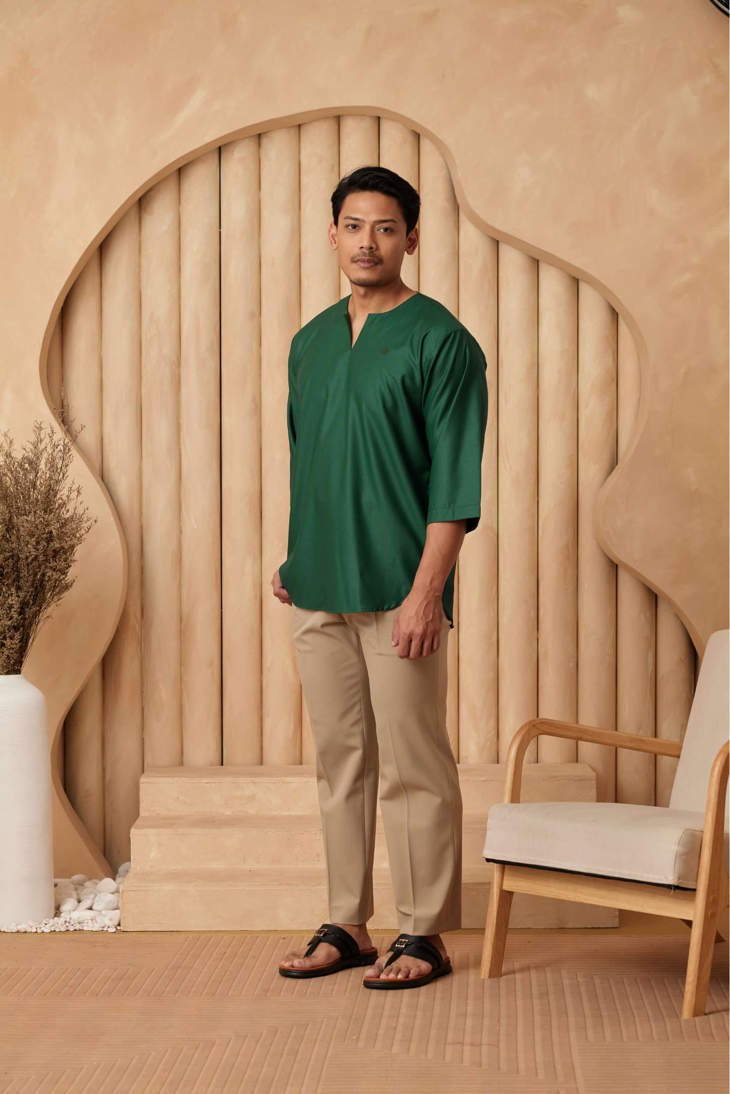 Kurta Belantara Relaxed Fit - Emerald Green