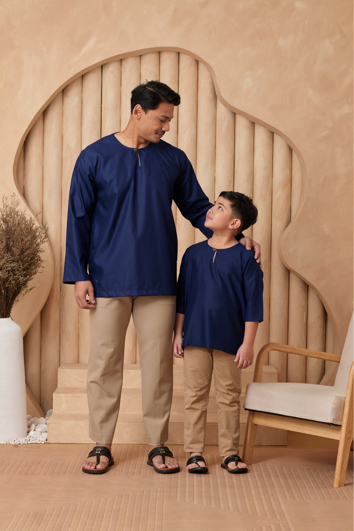 Kurta Nusantara KIDS - Navy Blue