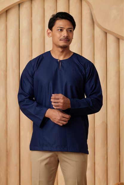 Kurta Tamadun Regular Fit - Navy Blue