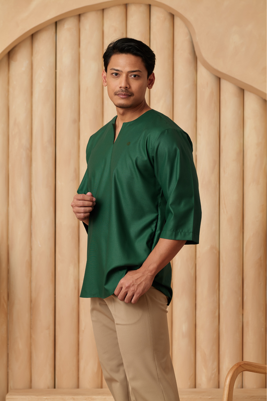 Kurta Belantara Relaxed Fit - Emerald Green