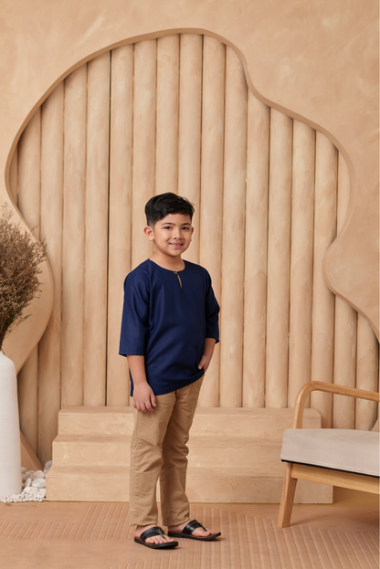 Kurta Nusantara KIDS - Navy Blue