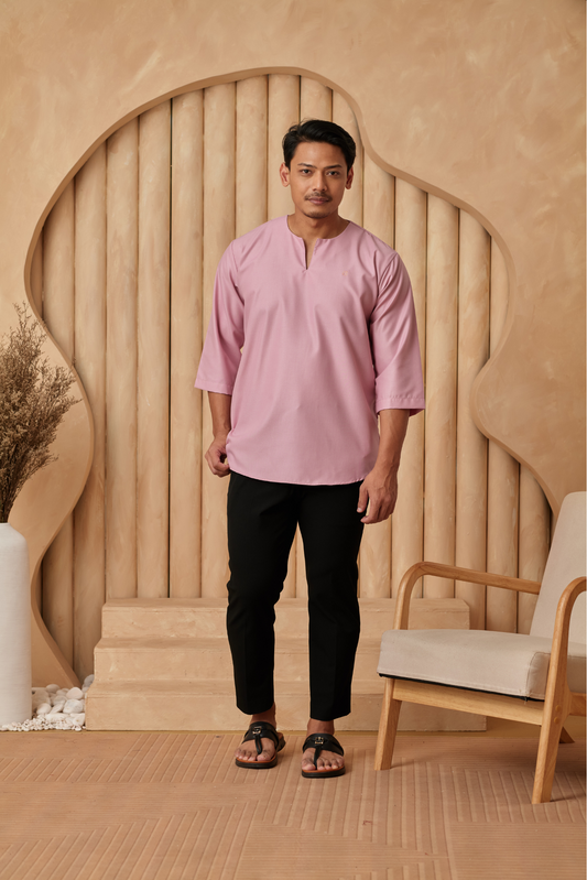 Kurta Belantara Relaxed Fit - Blush Pink