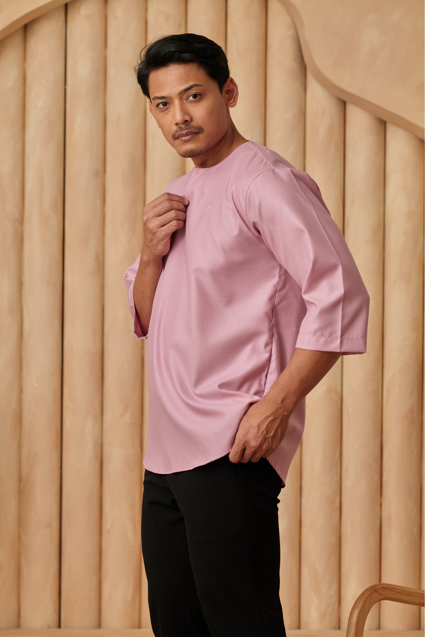 Kurta Belantara Relaxed Fit - Blush Pink