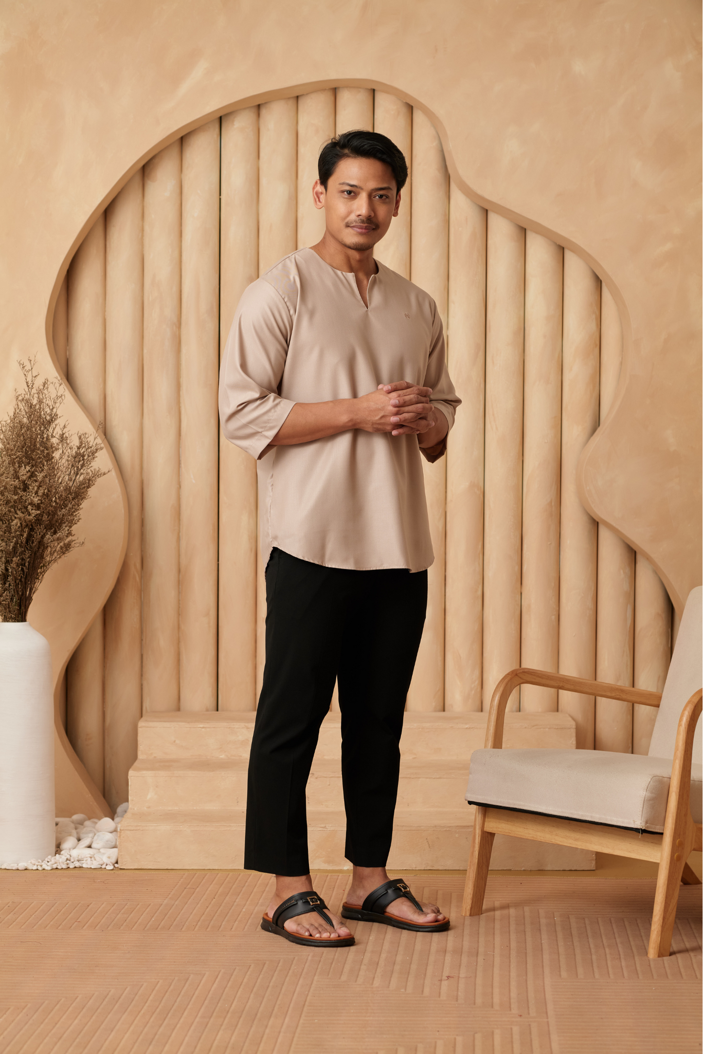 Kurta Belantara Regular Fit - Sand Brown