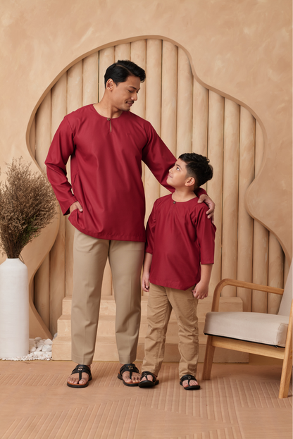 Kurta Nusantara KIDS - Scarlet Red