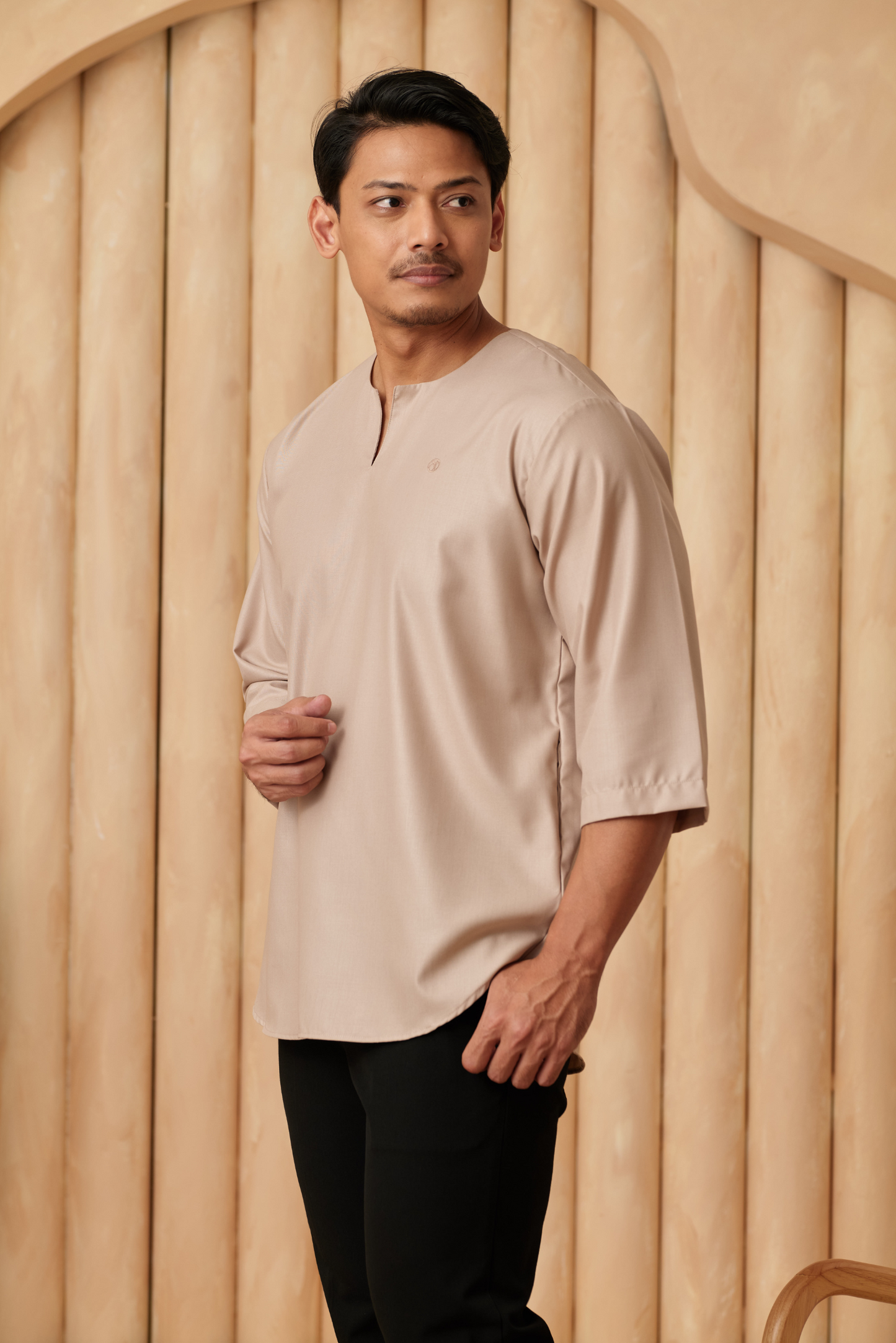 Kurta Belantara Relaxed Fit - Sand Brown