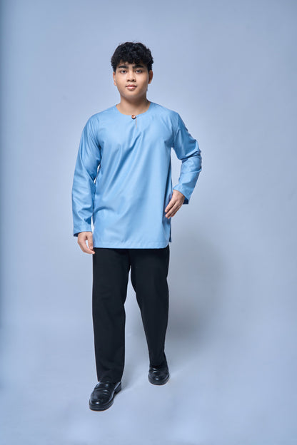 Kurta Tamadun Relaxed Fit - Sky Blue