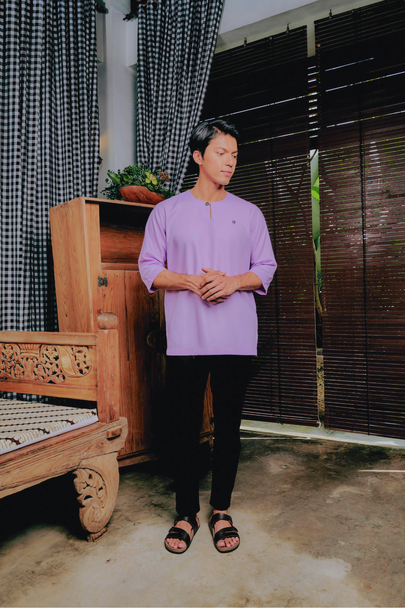 Kurta Nusantara Relaxed Fit - Lavender