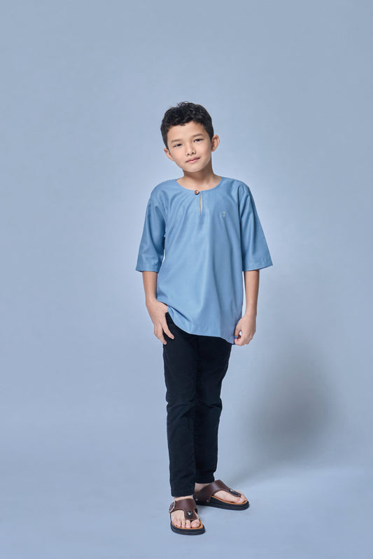 Kurta Nusantara BOYS - Ash Blue